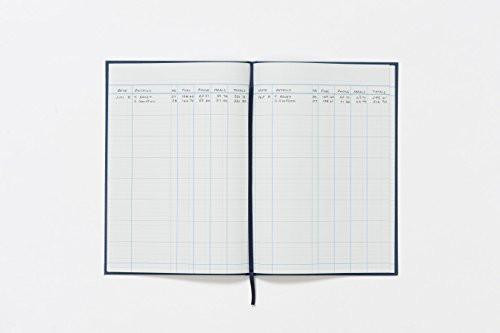 Exacompta - Ref 31/4Z - Guildhall Account Book - 298 x 203mm, hardback vinyl cover, opened to show ledger with 4 cash columns, 95gsm ledger quality paper, traditionally sewn binding.