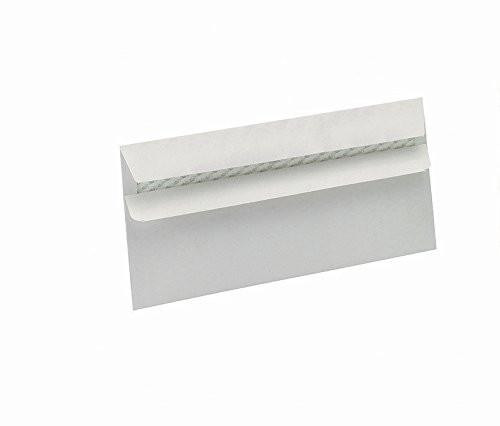 5 Star eco 940398 DL 90 GSM Self Seal Recycled Wallet Envelope - White (Pack of 500), white double-wallet envelopes with self-sealing flap for secure mailing and eco-friendly recycled material.