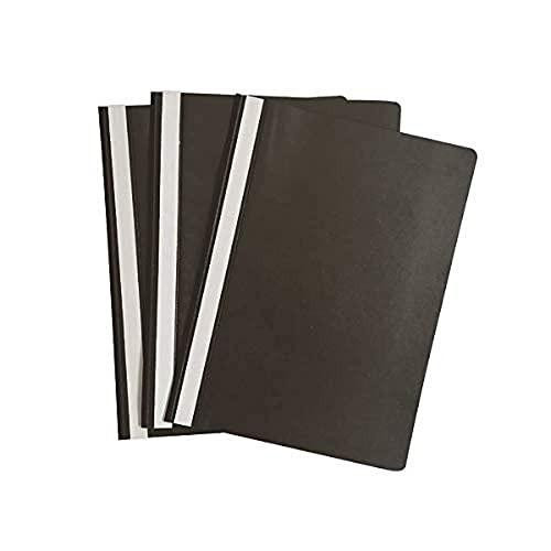 Graffico Project Folder A4 Black, pack of 100, professional color A4 folders for organizing documents.