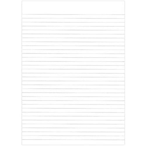 GRAFFICO A4 Recycled Feint Ruled Memo Pad with 160 Pages, white lined pages on a spiral-bound notepad.