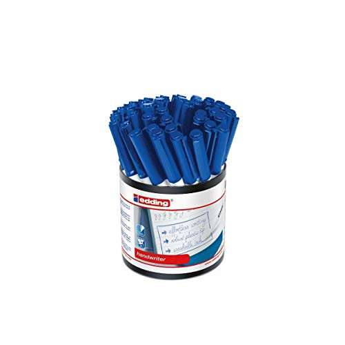 Edding Handwriter Pen Tub of 42 - Color: Blue