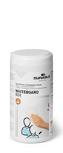 Durable Biodegradable Whiteboard Cleaner and Restorer Wipes, resealable tub of 100 wipes for cleaning and restoring interactive whiteboards.