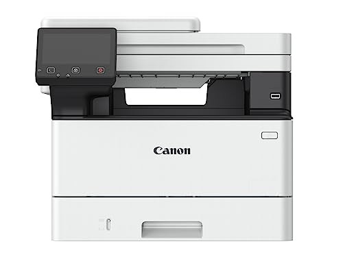 Canon i-SENSYS MF465dw All-in-1 Wireless Mono Laser Printer - A4 Print, Copy, Scan, Fax - 40ppm Print speed, 100ipm Scan Speed - 2-Sided ADF - LCD Touchscreen - Secure & Sustainable - Office Printer