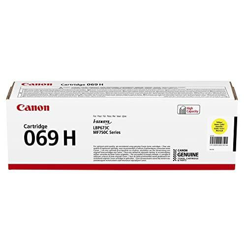 Canon 5095C002 Toner Cartridge - Original Yellow, unopened toner cartridge box for Canon printers.