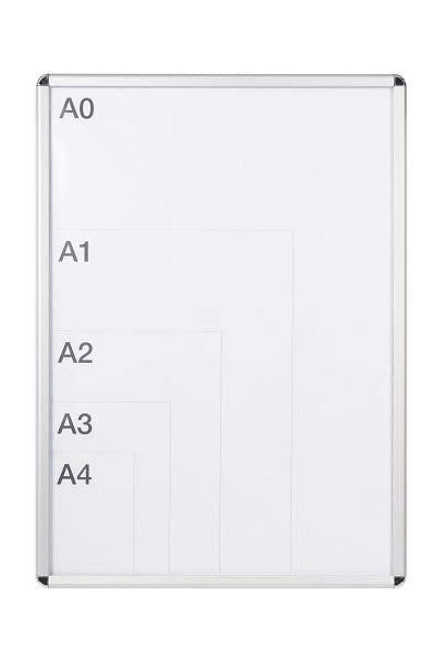 Bi-Office VT840415280 Folding Frame Curled, DIN A5 Whiteboard, 210 mm Height, 148 mm Width with multi-size poster sections