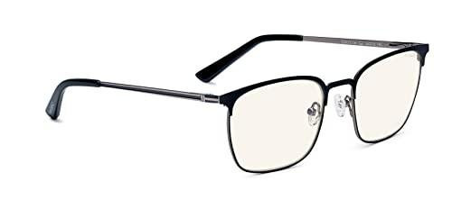 Bolle Safety Men's Tokyo Problu Glasses, Black/Gunmetal, OneSize, with black frames and clear lenses for eye protection and safety.