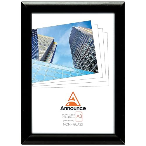 Announce Snap Frame A3 Black