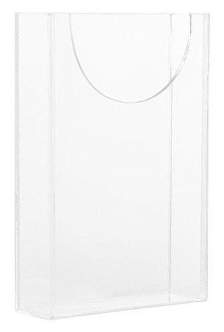 Bi-Office Acrylic Document Holder - A6-35mm Thick, transparent acrylic file holder for organizing A6 size documents.