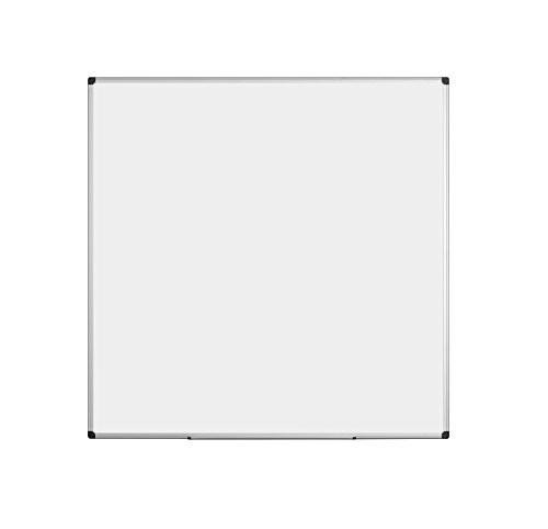 Bi-Office Whiteboard Maya, enamel surface whiteboard with aluminium frame, 120 x 120 cm