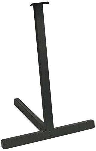 Bi-Office Stand for Letter Boards, Black, product image showing a sturdy, black metal stand with an angled base designed to hold letter boards securely.