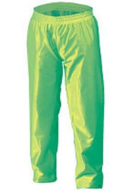 SUPER B-DRI TROUSERS SATURN YELLOW XL, bright yellow and green waterproof sports trousers with elastic waistband.