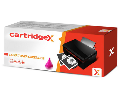 Cartridgex Compatible Canon 716 Magenta Toner Cartridge, printer ink cartridge package with a picture of a printer and printed photos. Cartridgex Compatible Canon 716 Magenta Toner Cartridge, printer ink cartridge package with a picture of a printer and printed photos.