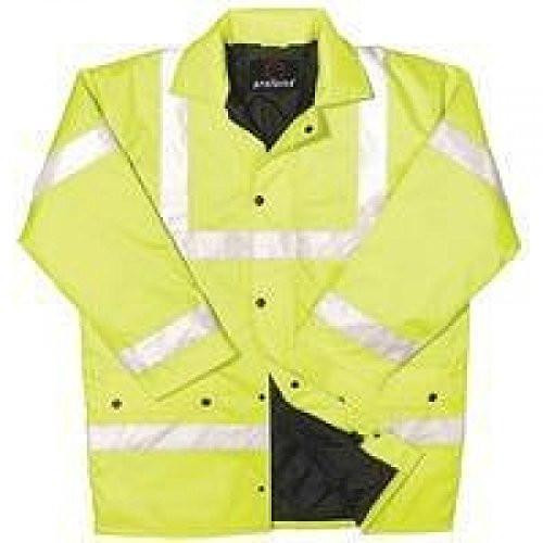 Himalayan HJ03-L PROFORCE Class 3 Hi-Vis Site Jacket, Yellow, L Size, safety high visibility work jacket with reflective strips for construction and industrial sites.