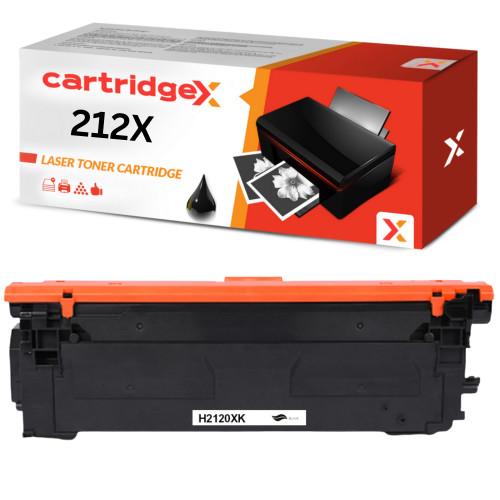 Cartridgex Compatible HP 212X Black Toner Cartridge W2120X High Capacity 13,000 Pages