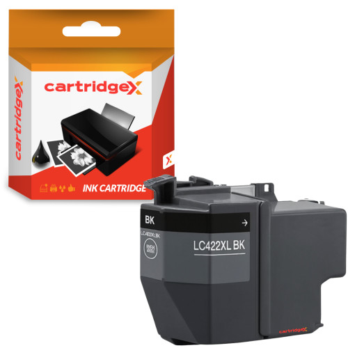 Compatible Brother LC422XL Black Ink Cartridge LC422XLBK Maximum Filled by Cartridgex