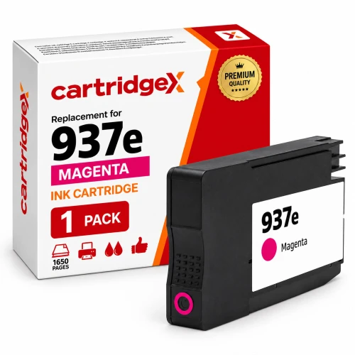 HP 937e Compatible High Capacity Magenta Ink Cartridge for OfficeJet Pro Printers
