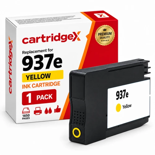 Compatible HP 937e 4S6W8NE High Capacity Yellow Ink Cartridge 1650 Pages