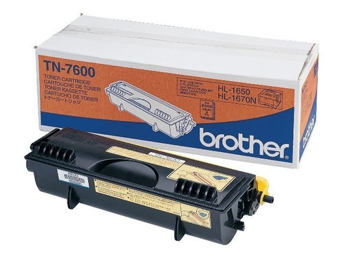 High Capacity Brother Tn7600 Original Black Toner Cartridge (Tn-7600 Laser Printer Cartridge)