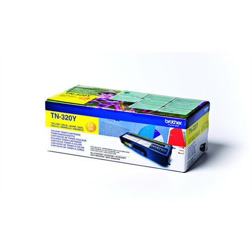 Brother Tn-320y Original Yellow Toner Cartridge (Tn320y Laser Printer Cartridge)