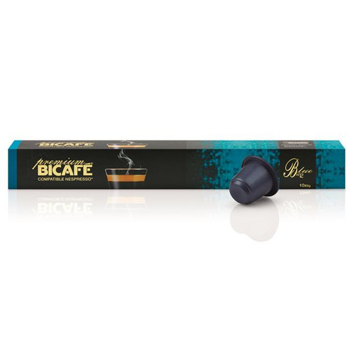 Compatible Coffee Capsules Bicafe Blue Premium For Nespresso Pods 10 Packs