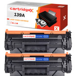 Black Toner Cartridge 2 Pack Compatible With Chip For HP 139A W1390A LaserJet 3002dn 3002dne 3002dw 3002dwe MFP 3102fdn MFP 3102fdne MFP 3102fdw MFP 3102fdwe
