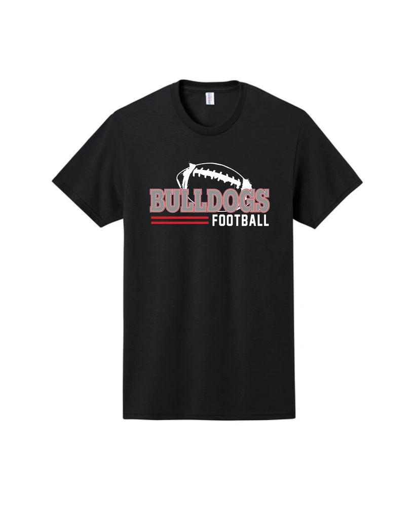 Bulldogs Football Tee 29M