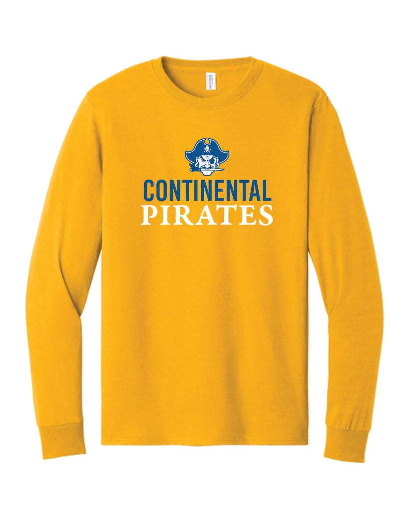 Continental Pirates LS Tee- 29LS Gold