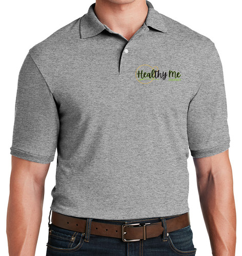 Healthy Me Polo - 437M  Ash