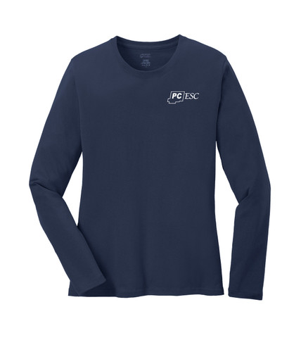 PC ESC - LPC54LS Port & Company® Women's Long Sleeve Core Cotton Tee