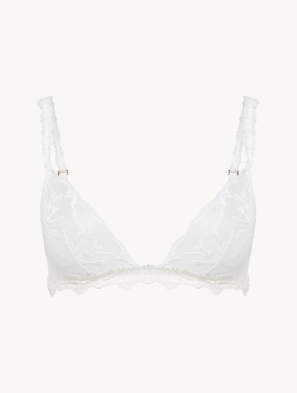 Black non-wired Leavers lace bra - La Perla - UAE