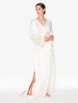 White long silk robe with ivory frastaglio_4