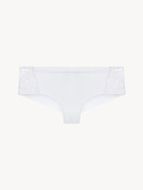 White cotton hipster briefs_0