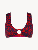 Bralette bikini top in Red and Blue_0