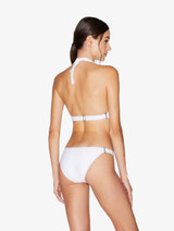 Cut-out Swimsuit in White_2