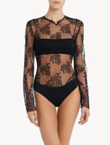 Lace Bodysuit in Black_1