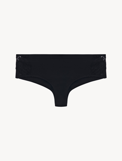 Black cotton hipster briefs_2