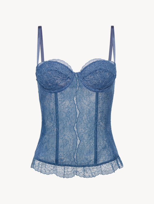 Long lace corset in Cornflower Blue - ONLINE EXCLUSIVE_2