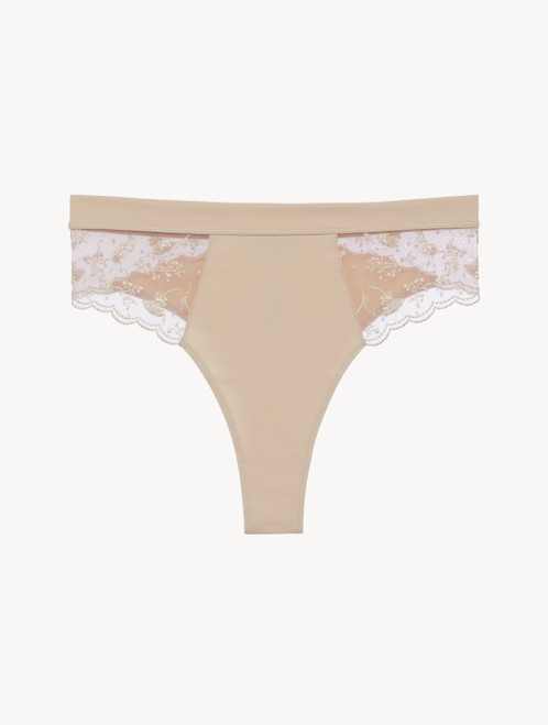 High Waisted Briefs in Halo and Ivory Nude with embroidered tulle_4