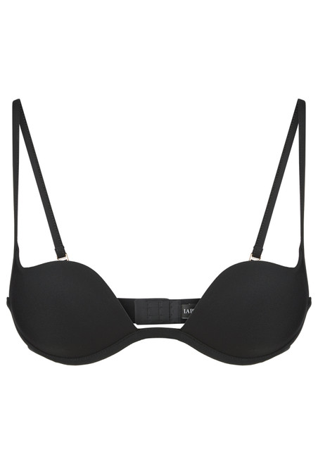 Black non-wired padded push-up bra_7