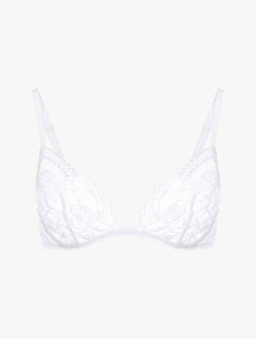 White lace non-wired bra_0