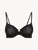 Black underwired bra in nylon_0