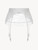 White Lycra control fit suspender with Chantilly lace_0