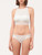 Crop top in off-white stretch tulle_1