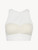 Crop top in off-white stretch tulle_0