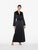 Silk long robe in black_1