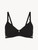 Black Lycra underwired bra with Chantilly lace_0