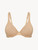 Nude lace and cotton underwired bra_0