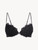 Push-up Bra in black Lycra with embroidered tulle_0