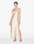 Rose Beige silk long nightgown with macramé_1