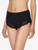 Cashmere Blend Ribbed Sleep Shorts in Onyx with Frastaglio_2